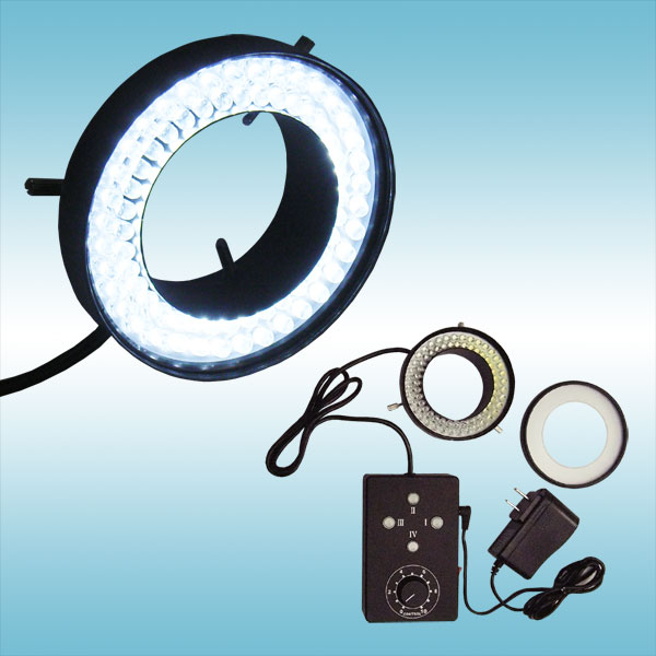 実体顕微鏡用4方向独立照射LEDリング照明装置｜LED-R72